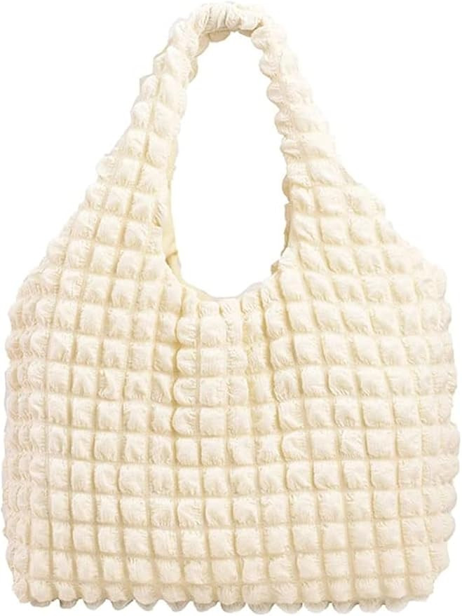 Bubble Hobo Bags for Women Bubble Tote Bag Cloud Shoulder Bag Hobo Bag Casual Purses Satchel Work... | Amazon (US)