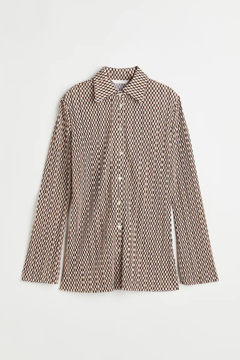 Textured Jersey Shirt | H&M (US + CA)