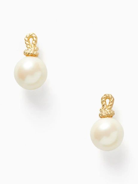 sailor's knot drop studs | Kate Spade Outlet