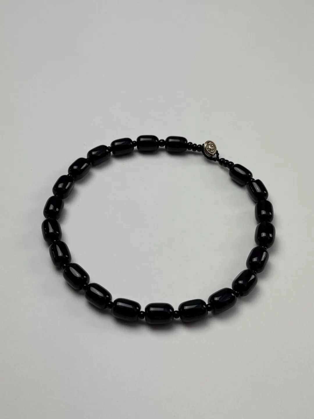 Onyx Beads Necklace - Black Unisex Jewellery - Etsy Portugal | Etsy (US)