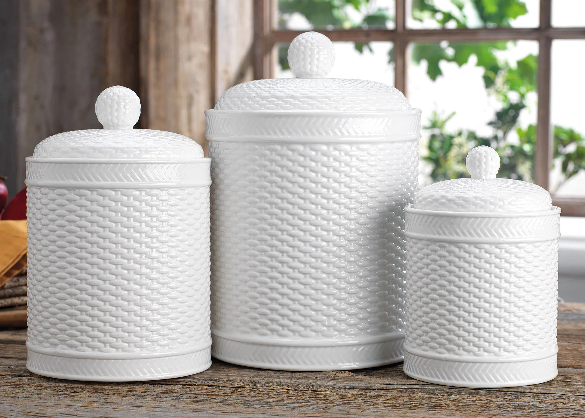 Wrought Studio 3 Piece Kitchen Canister Set & Reviews | Wayfair | Wayfair North America
