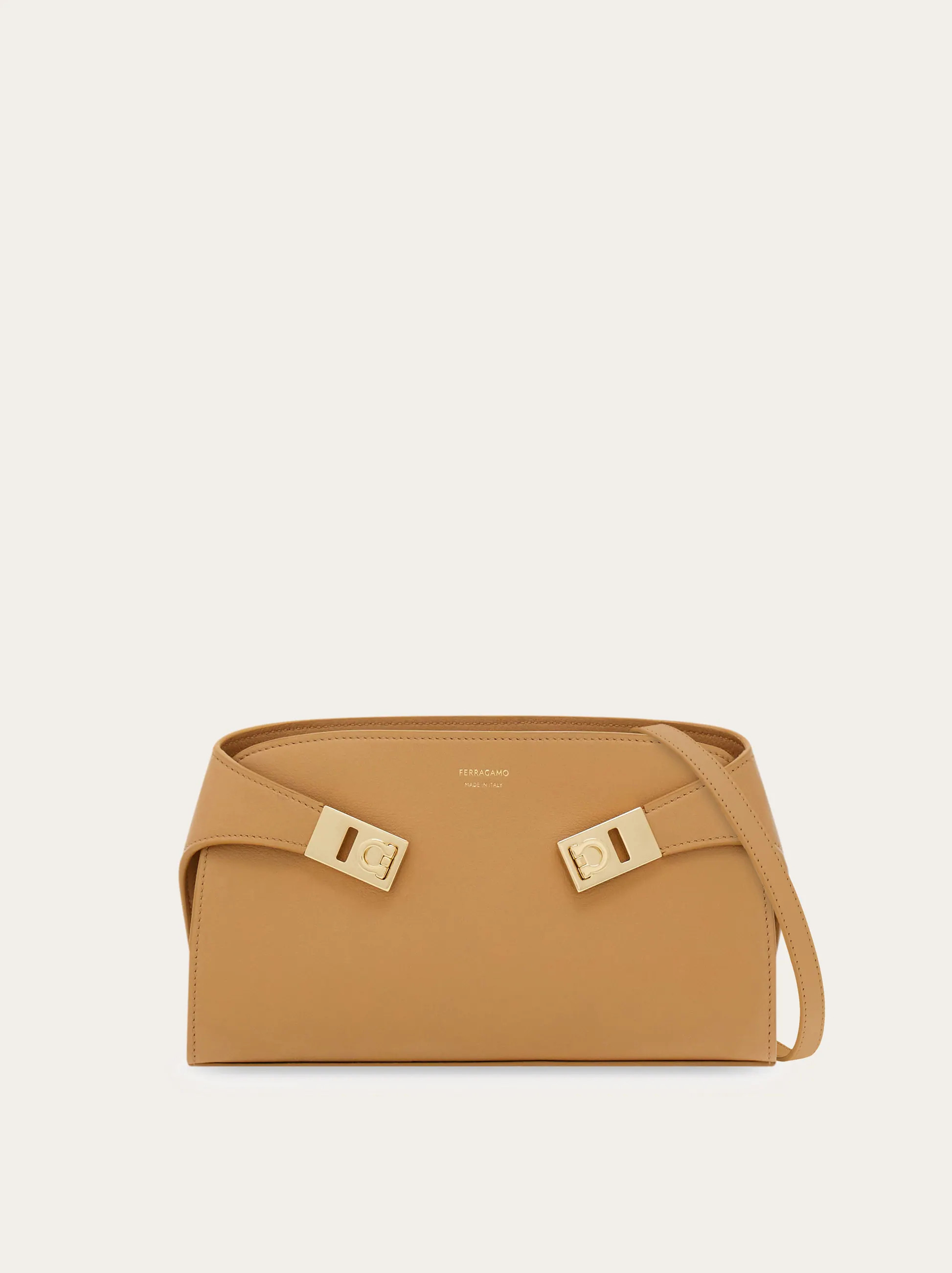 Ferragamo Women Hug mini crossbody bag Beige | Ferragamo