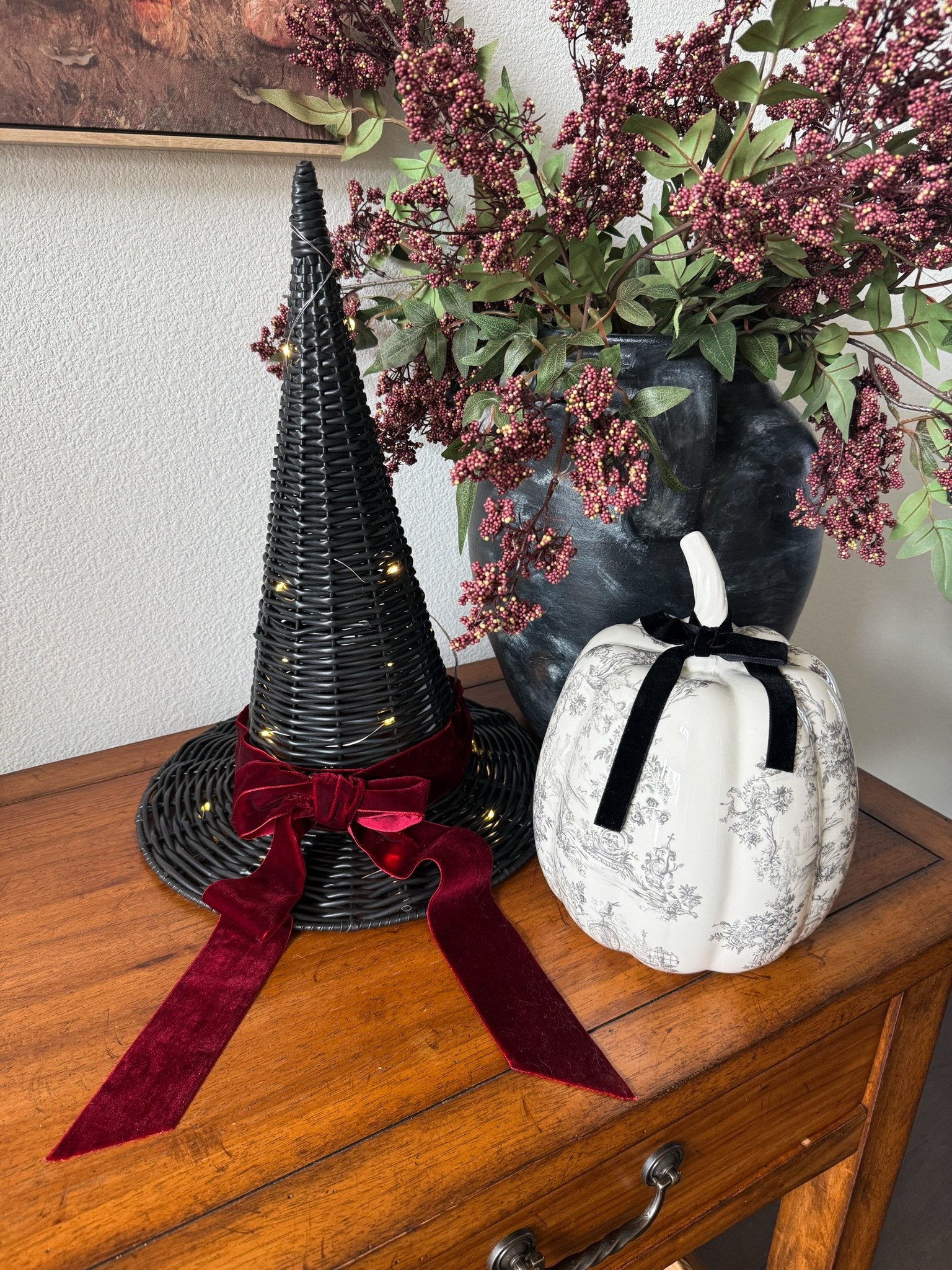 Fall home 
Halloween home decor 
Led Witch hat
Toile pumpkin 



@Becki Owens Living

#LTKSeasonal #LTKHome