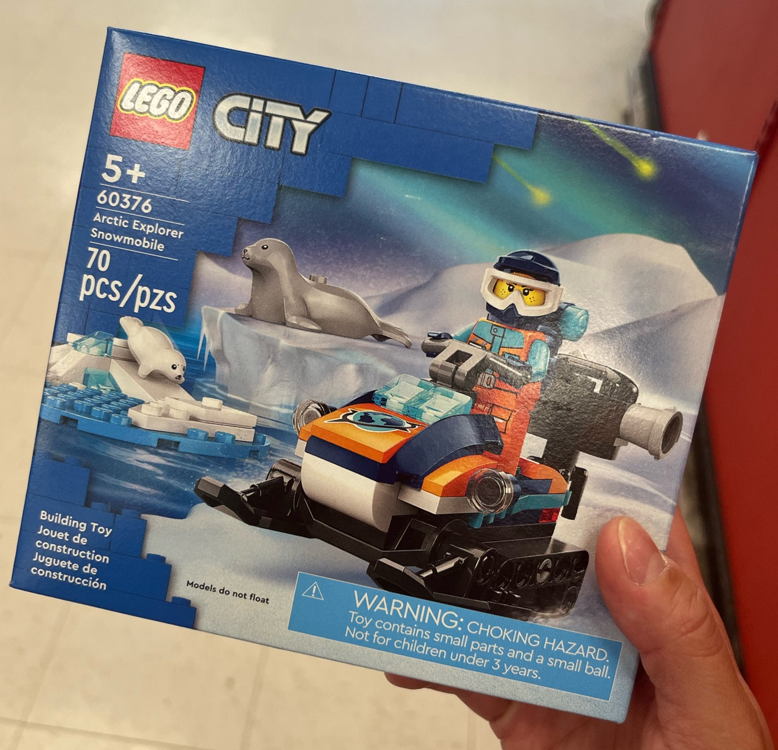Clearance Lego set! Ages 5+ Lego City Arctic Explorer Snowmobile with 70 pieces.

On clearance for just over $7, originally $10.99.

#LTKsalealert #LTKkids #LTKfindsunder50