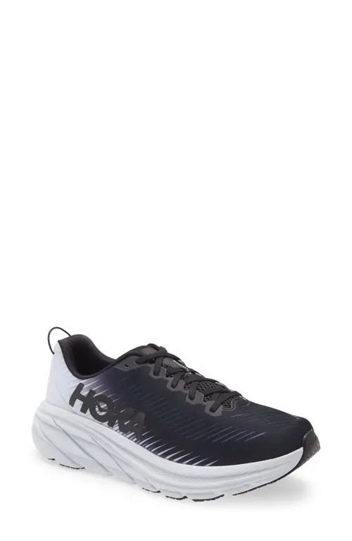 HOKA Rincon 3 Running Shoe in Black White at Nordstrom, Size 9 | Nordstrom