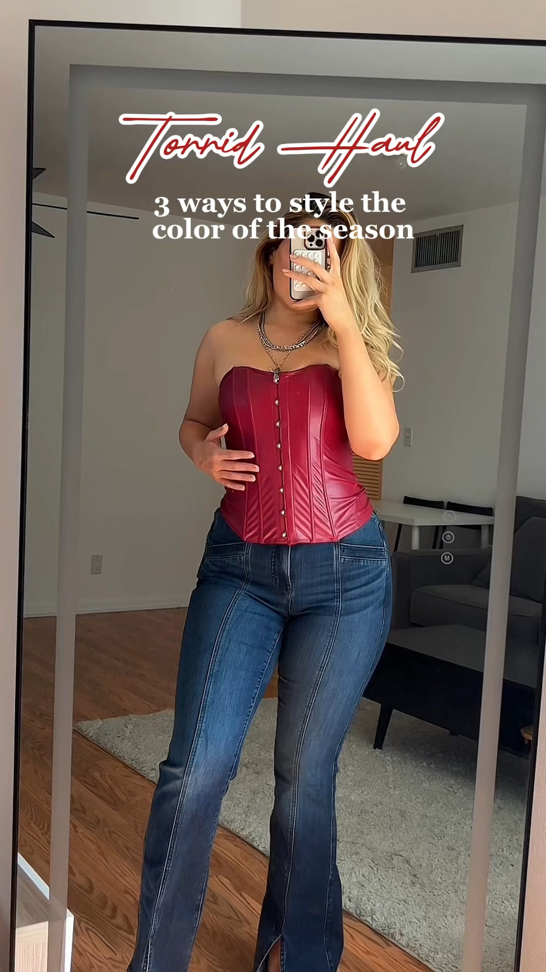 3 Red Outfit Ideas from Torrid ❤️ I am a size 10 (00) in everything 🤍 Click below to shop! Follow me for daily finds ✨

Jeans, boot cut jeans, dark jeans, dark wash jeans, corset, corset top, corsets, red corset, flare jeans, plus size, plus size jeans, plus size clothes, leather jacket, jacket, red leather jacket, maroon jacket, maroon leather jackets, black leather jacket, Motto jacket, winter jacket, winter outfit, fall outfit, thanksgiving, christmas, Christmas outfit, necklace, silver necklace, cross necklace, red outfits, styling winter outfits, styling red, outfit ideas, midsize, midsize jeans, midsize outfits, party outfits, dinner outfits, going out outfit, sexy outfit #LTKCyberWeek #LTKHolidaySale #LTKGiftGuide #LTKSeasonal #LTKHoliday #LTKVideo #LTKmidsize #LTKparties #LTKfindsunder100 #LTKstyletip #LTKplussize 