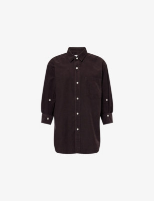 Kayla Relaxed-Fit Corduroy Cotton Shirt | Selfridges