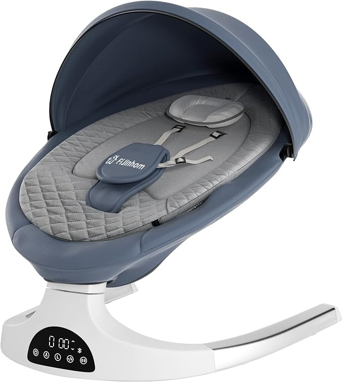 Fijinhom Baby Swing for Infant Newborn Bluetooth 5 Motions Lightweight Electronic Bouncer Portabl... | Amazon (US)