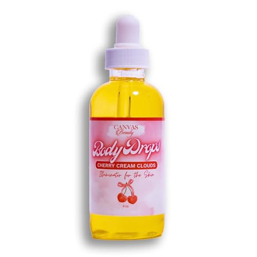 Canvas Beauty Body Drops Cherry Cream Clouds – Hydrating Scented Body Drops for Skin | Amazon (US)