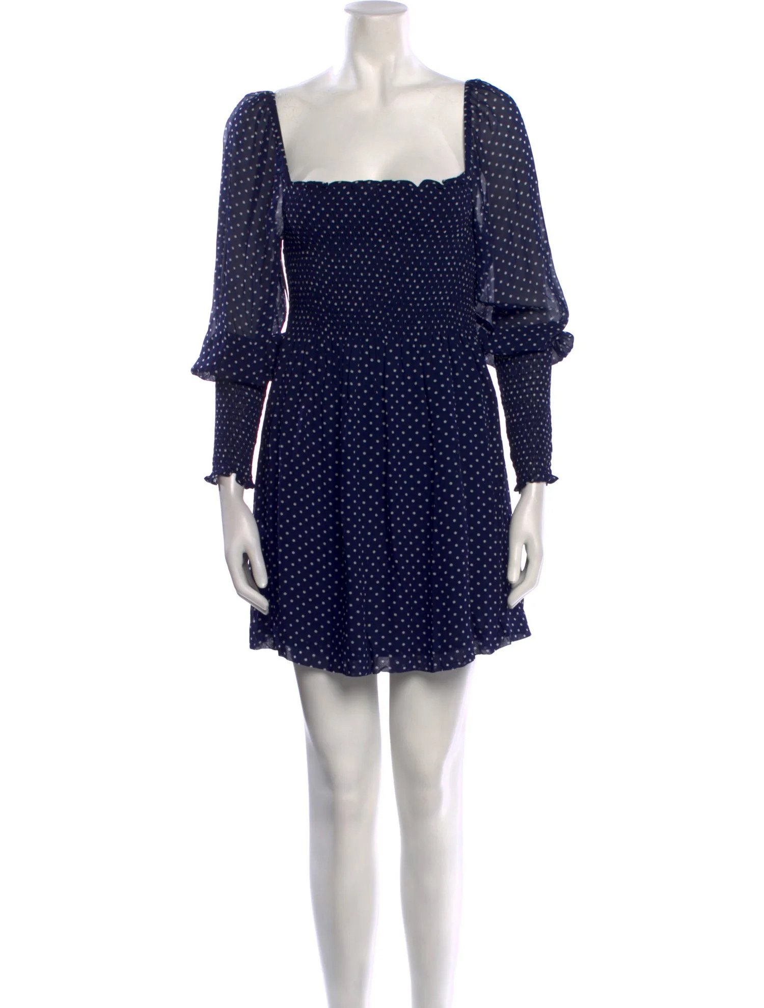 Polka Dot Print Mini Dress w/ Tags | The RealReal