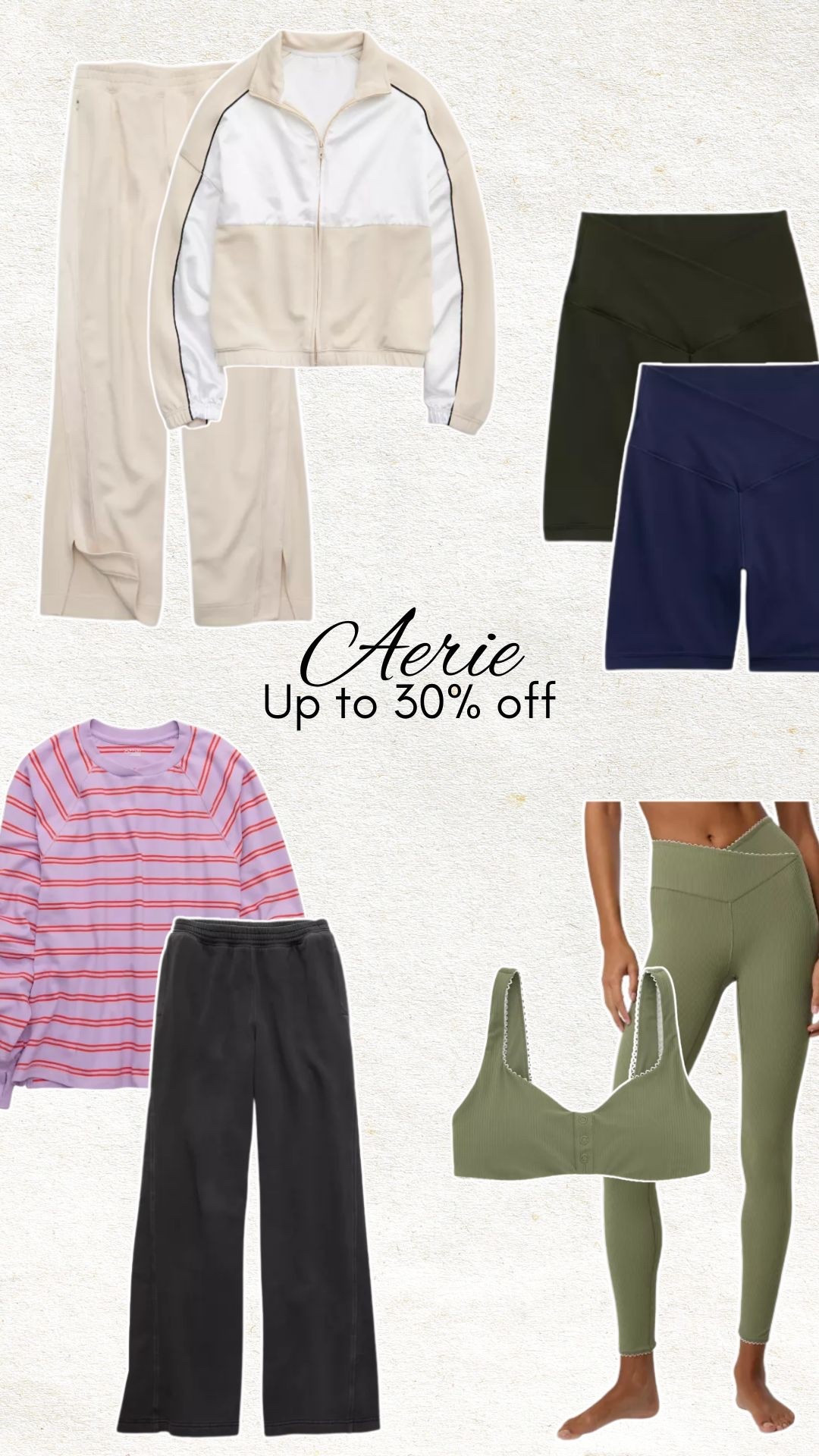 Up to 30% off at aerie 

#LTKsale #LTKtravel #LTKcanada
