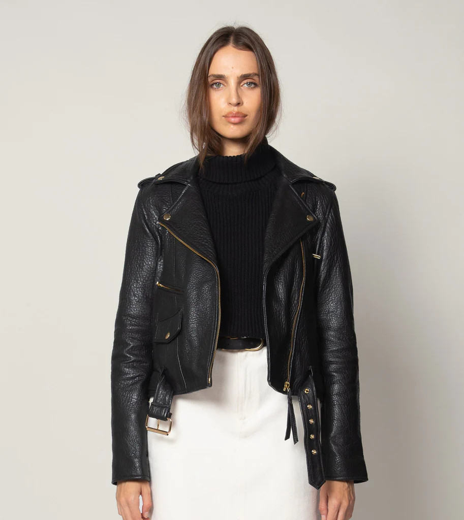 Shop the Asher Leather Jacket | Cleobella's Perfect Leather Jacket | Cleobella
