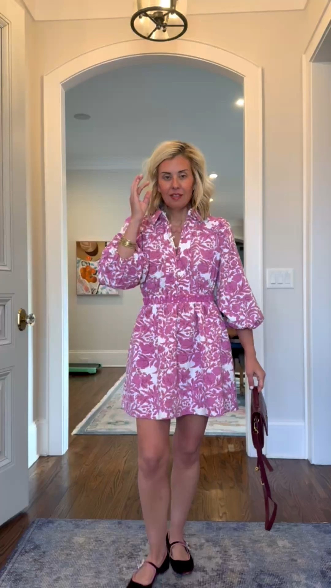 This dress is amazing!! The details and pop the collar….such a yes!! 

I’m wearing an XS here, but may size up to a small for length.

#LTKOver40 #LTKdayinmylife #LTKmomlife