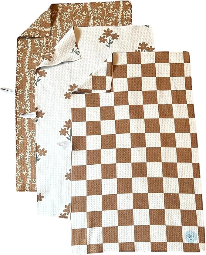 || 3 Pack|| Double Sided || Not Your Ordinary Dish Towels || Waffle Weave Microfiber || Highly Ab... | Amazon (US)