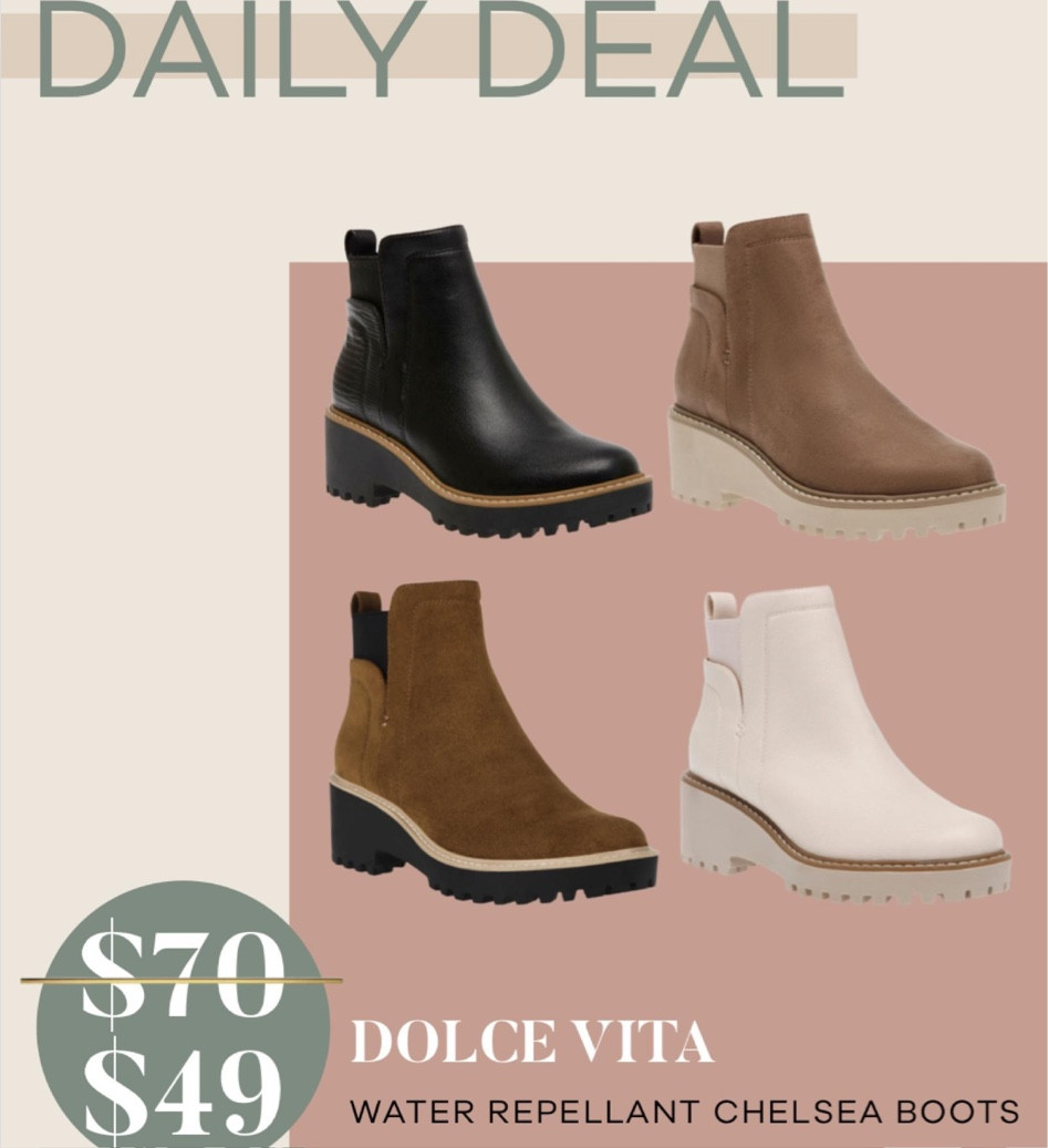 Hey sister!!!! Dolce Vita Rielle Lug Sole Chelsea Boots ON SALE! Get ready for fall 🍁 ive also linked some super cute western booties 🤠 👠 
Follow my shop @lifewithalexx on the @shop.LTK app to shop this post and get my exclusive app-only content!
#liketkit @shop.Itk

#LTKSale #LTKSeasonal #LTKBacktoSchool