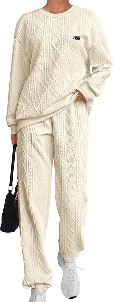 PRETTYGARDEN Lounge Sets for Women Fall 2024 Matching Sets Clothing 2 Piece Outfits Long Sleeve T... | Amazon (US)