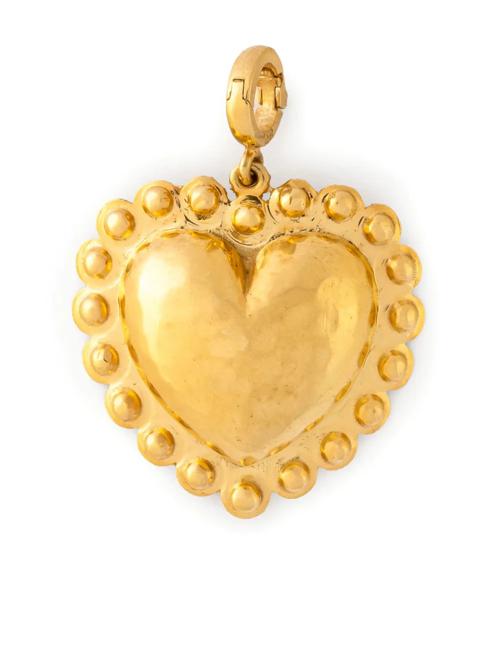 CHRISTINA ALEXIOU 18kt Yellow Gold Heart Pendant | Yellow | FARFETCH | Farfetch Global
