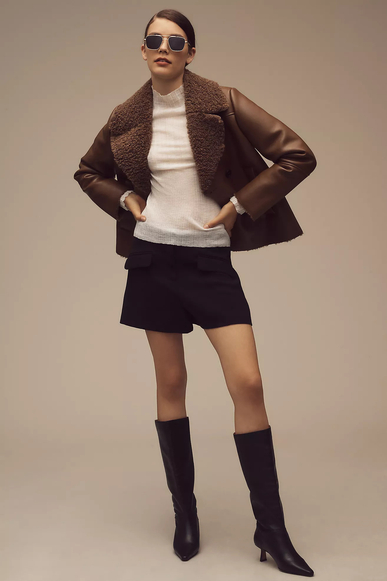 Bernardo Faux Shearling Coat | Anthropologie (US)