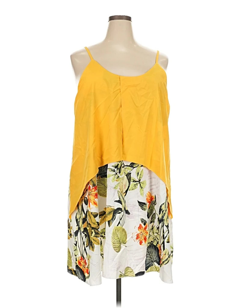 Unbranded Yellow Sleeveless Blouse Size 3X - 44% off | ThredUp (US)