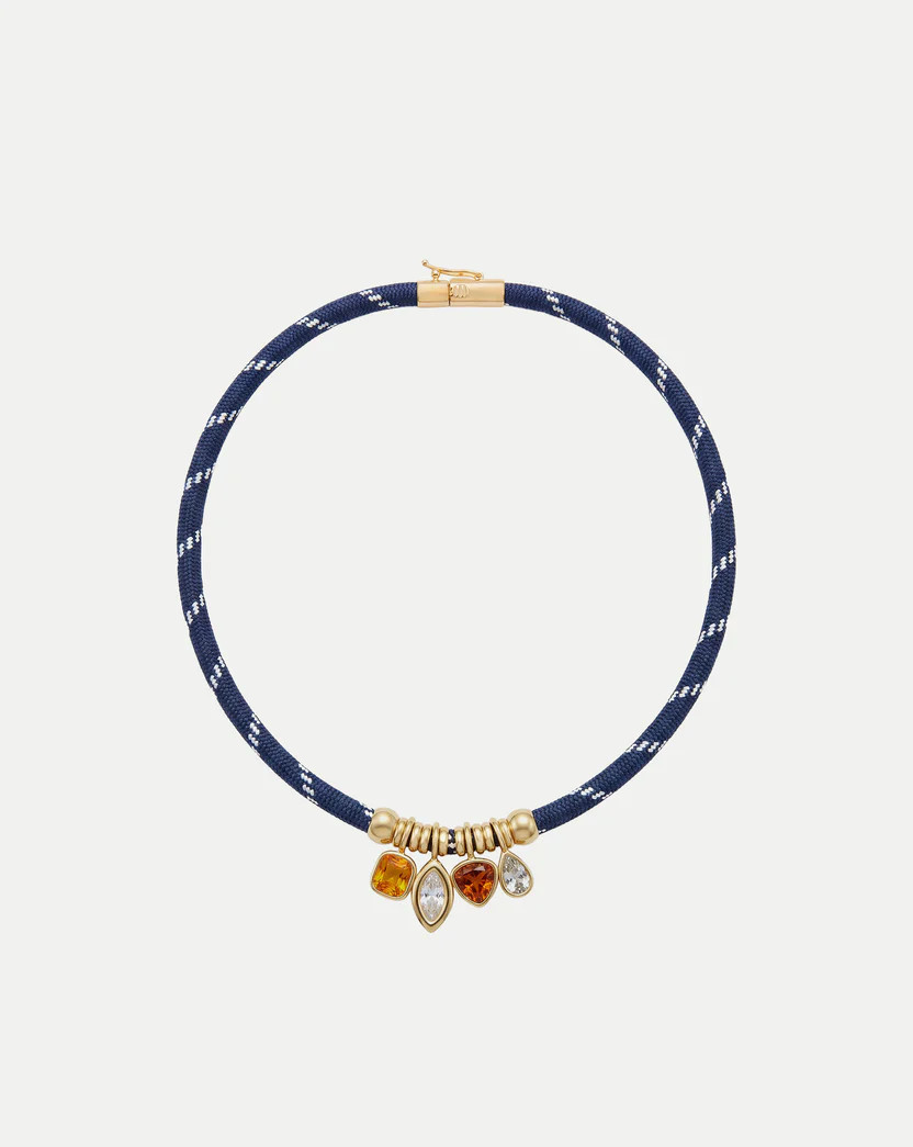 Paracord Charm Necklace in Navy | Veronica Beard | Veronica Beard