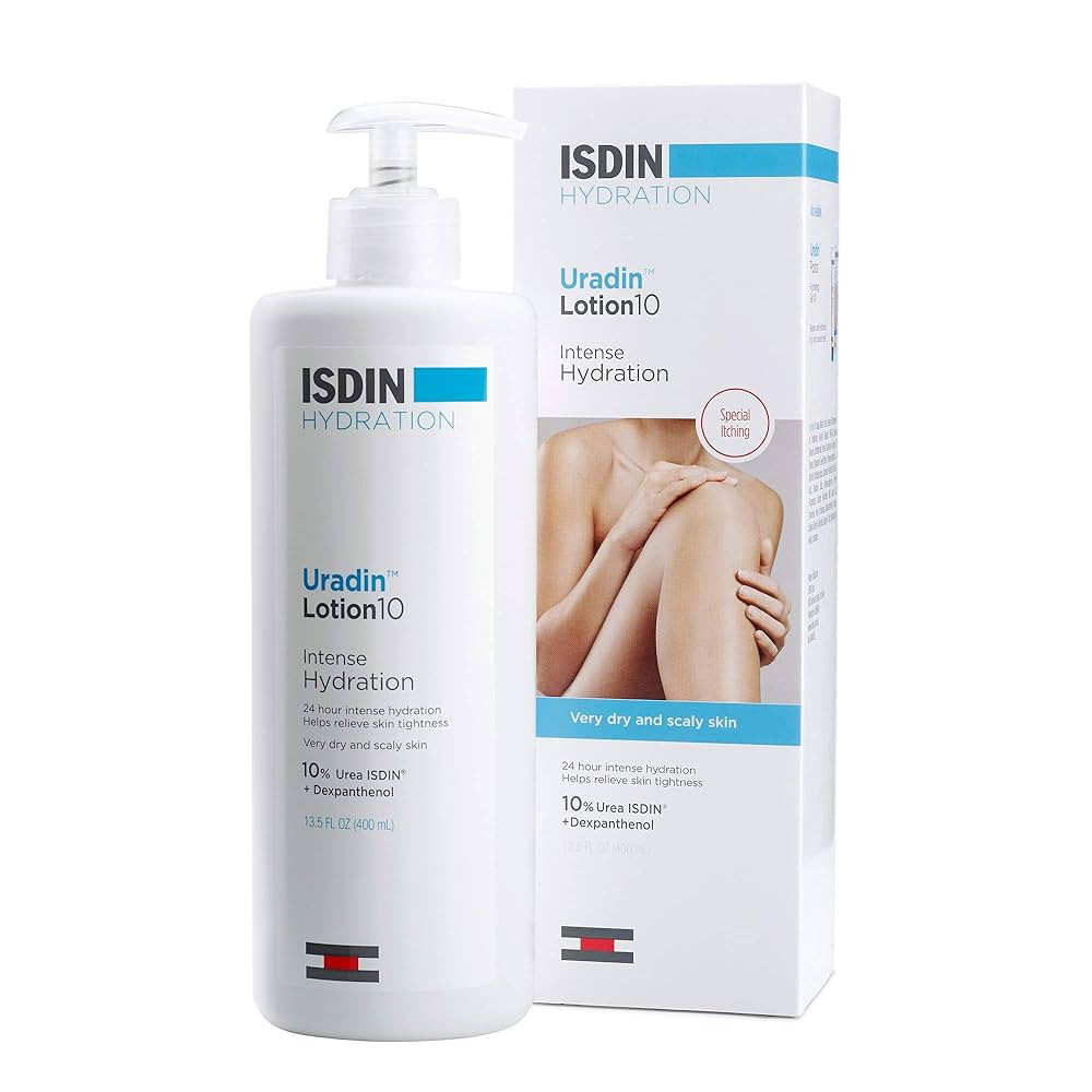 ISDIN Body Lotion Uradin 10, 24-Hour Intense Hydration, Non-Greasy, Fast-Absorbing Moisturizer fo... | Amazon (US)