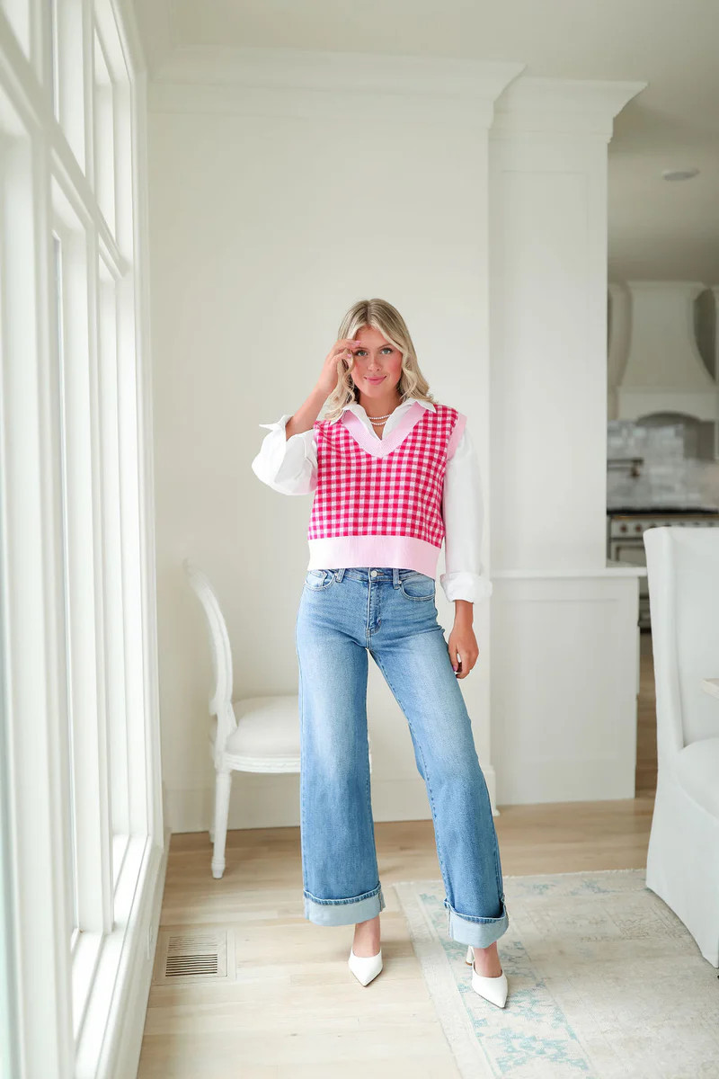 Poppie Vest - Red Combo | cocolillys