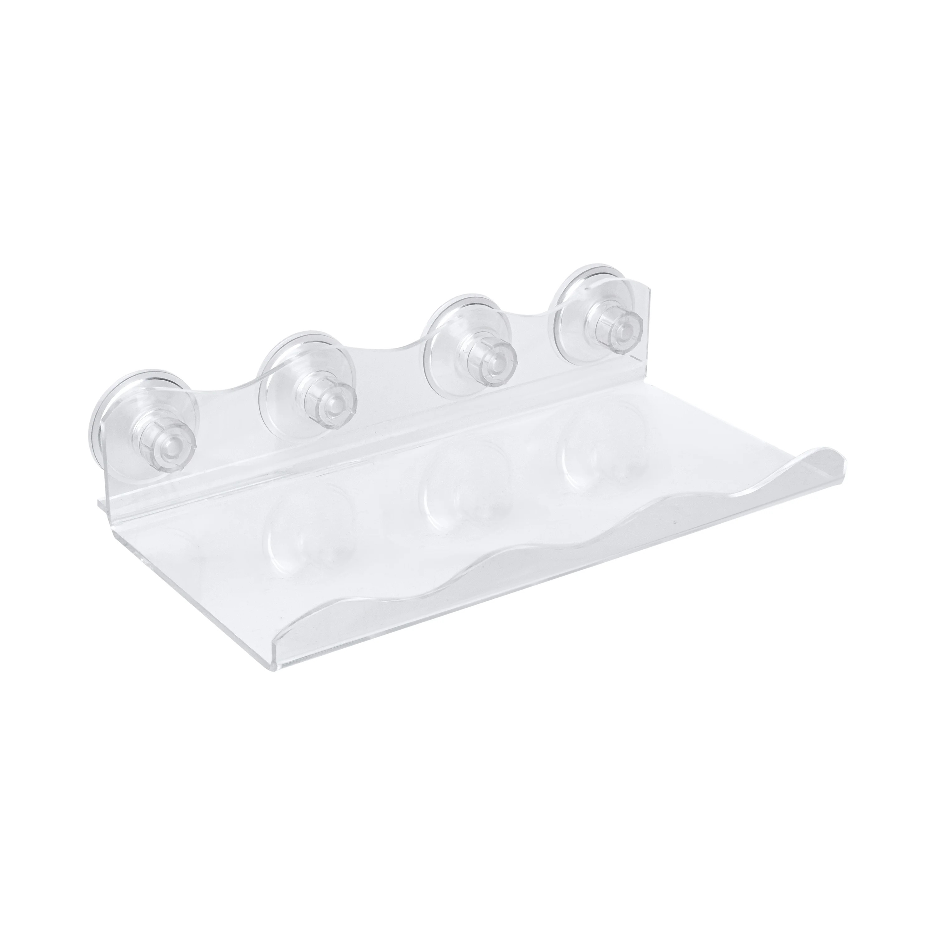 Mainstays 13" Acrylic Window Plant Shelf with Strong Suction Cups, Clear No-Drill Display Shelf | Walmart (US)