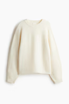Short Fine-Knit Sweater - Light gray melange - Ladies | H&M US | H&M (US + CA)
