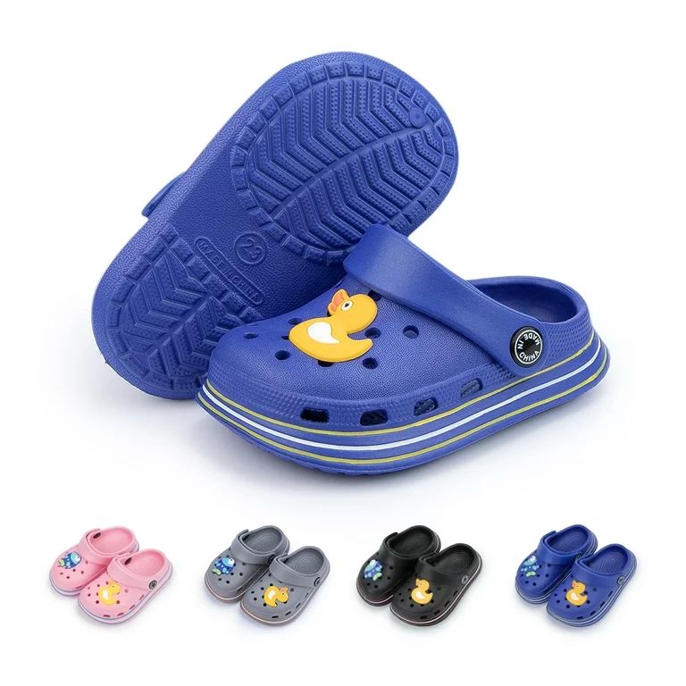HsdsBebe Toddler Boys Girls Garden Clogs Cartoon Slides Shoes Slip On Slipper Water Sandals For L... | Walmart (US)