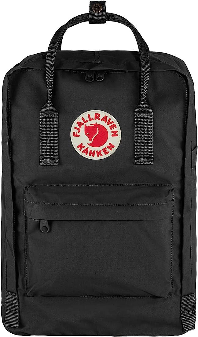 Fjallraven Women's Kanken 15" Laptop Backpack, Black, One Size | Amazon (US)