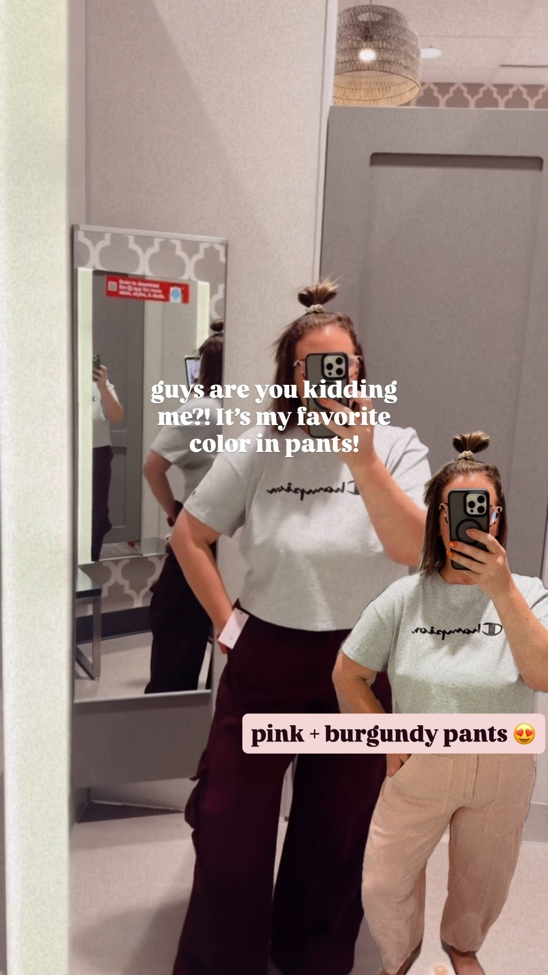 pants for the holidays 😍 #target #targetfinds #burgundypants #pinkpants

#LTKStyleTip #LTKMidsize #LTKFindsUnder50