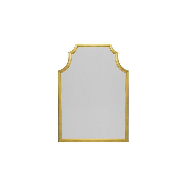 Gold Leaf 30-Inch Wall Mirror | Bellacor