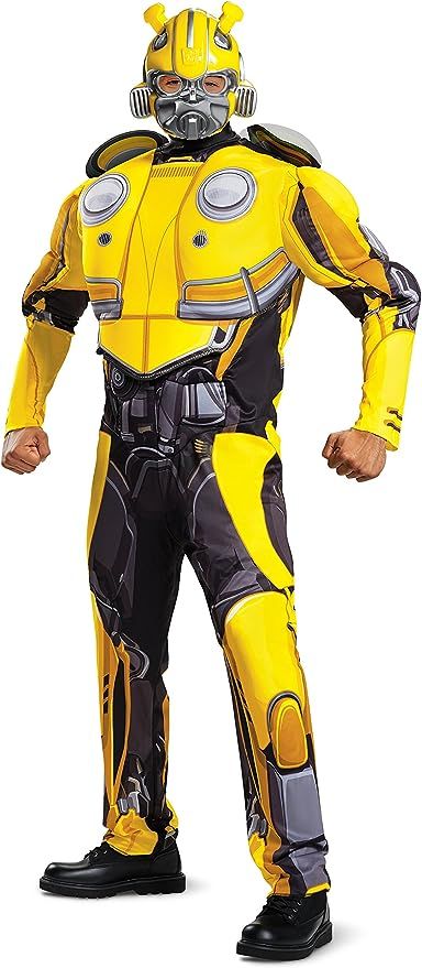 Disguise Men's Bumblebee Movie Classic Muscle Adult Costume | Amazon (US)
