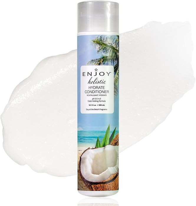 Enjoy Holistic Hydrate Conditioner - Protein-Infused Nourishing Treatment for Damaged Hair - Soft... | Amazon (US)