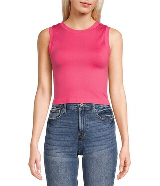 Moa Moa Seamless Crop Tank Top | Dillard's | Dillard's