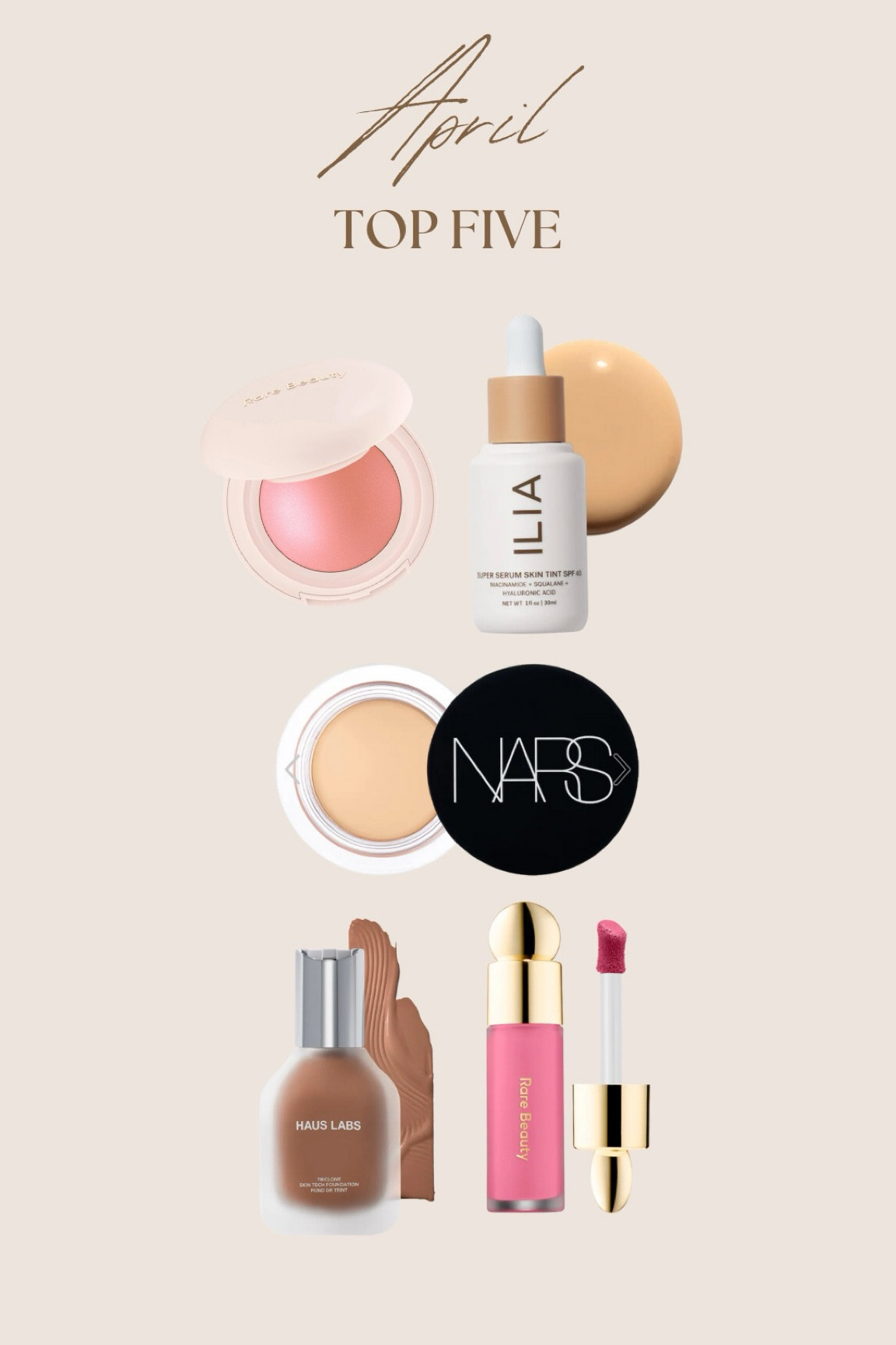 April’s top five sellers!! 

#LTKfindsunder100 #LTKfindsunder50 #LTKbeauty