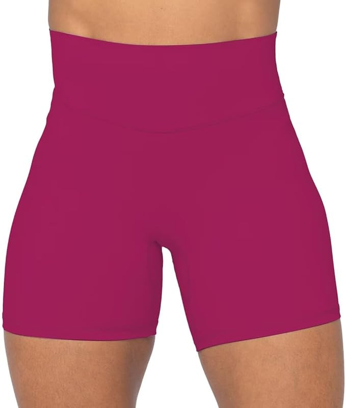 Sunzel High Waist Biker Shorts for Women No Front Seam Soft Yoga Workout Gym Bike Shorts Tummy Co... | Amazon (CA)