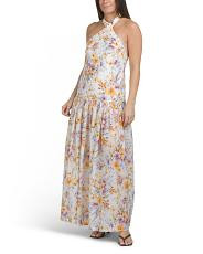 Lilas Tie Halter Dress | TJ Maxx