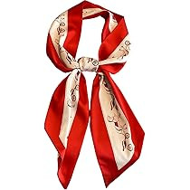 vimate Hair Scarf for Women Fashion Satin Silky Feeling Neck Scarf Bag Purse Scarf for Handbag Ha... | Amazon (US)