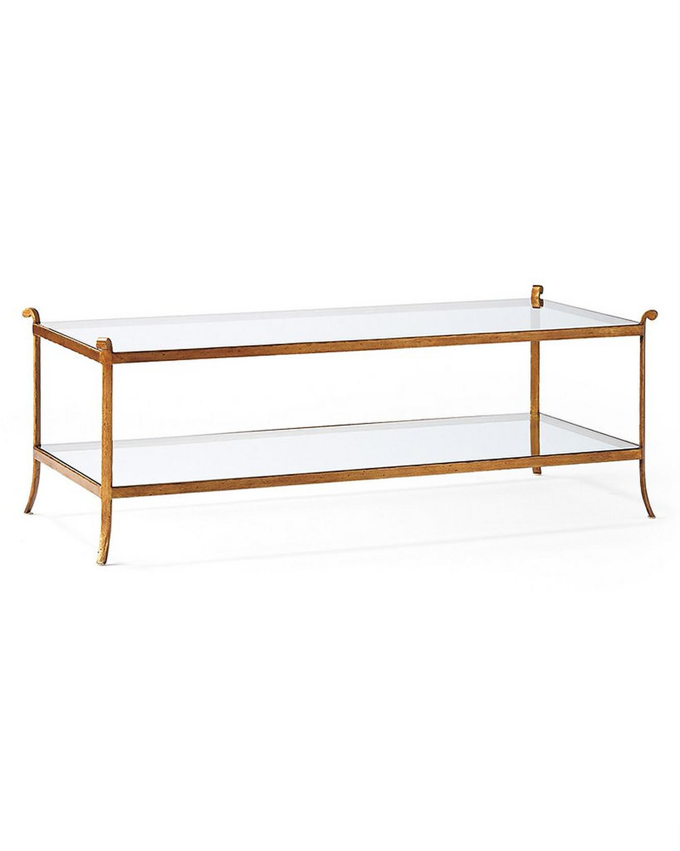 St. Germain Glass Coffee Table | Serena and Lily