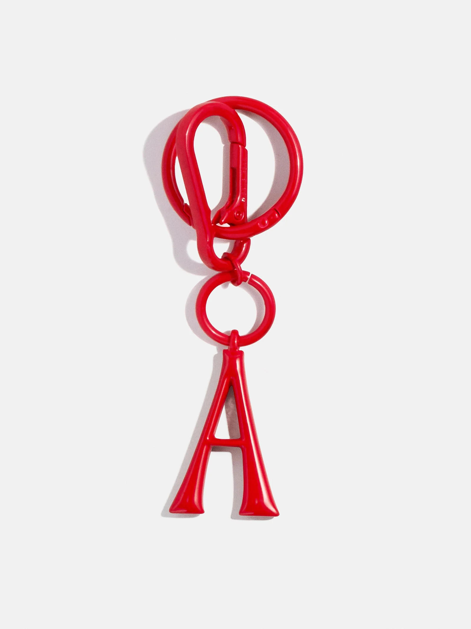 Red Initial Enamel Bag Charm - A | BaubleBar
