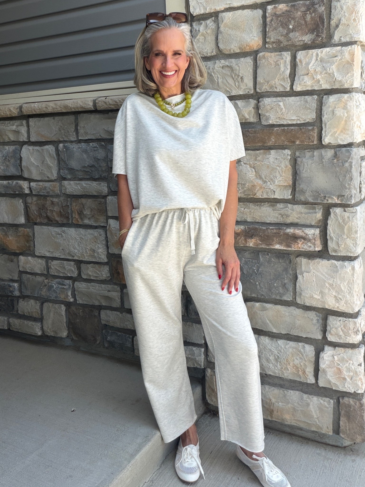This look alike is a 10/10!

Doop, leisure set, elevated casual, over 50, Amazon, Zara ballet sneakers, BaubleBar, chunky necklace, statement necklace, neutral style

#LTKootd #LTKOver40 #LTKSaleAlert