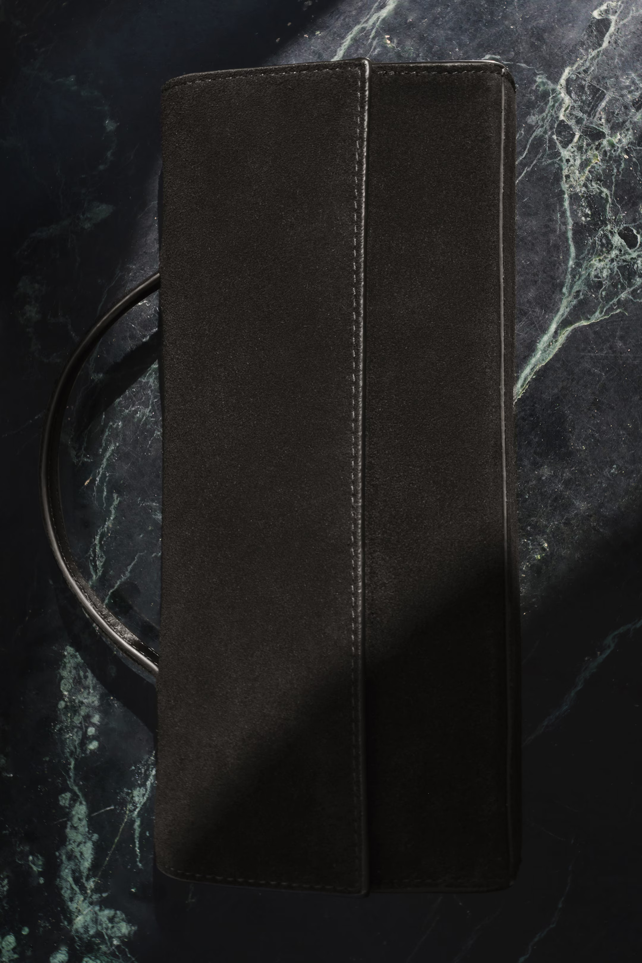 GALLERY CLUTCH BAG - SUEDE - DARK BROWN | COS | COS UK