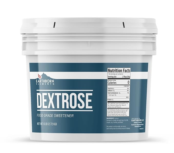 Earthborn Elements Dextrose, Sugar Substitute, Always Pure, Workout Boost (6 Pound) | Amazon (US)