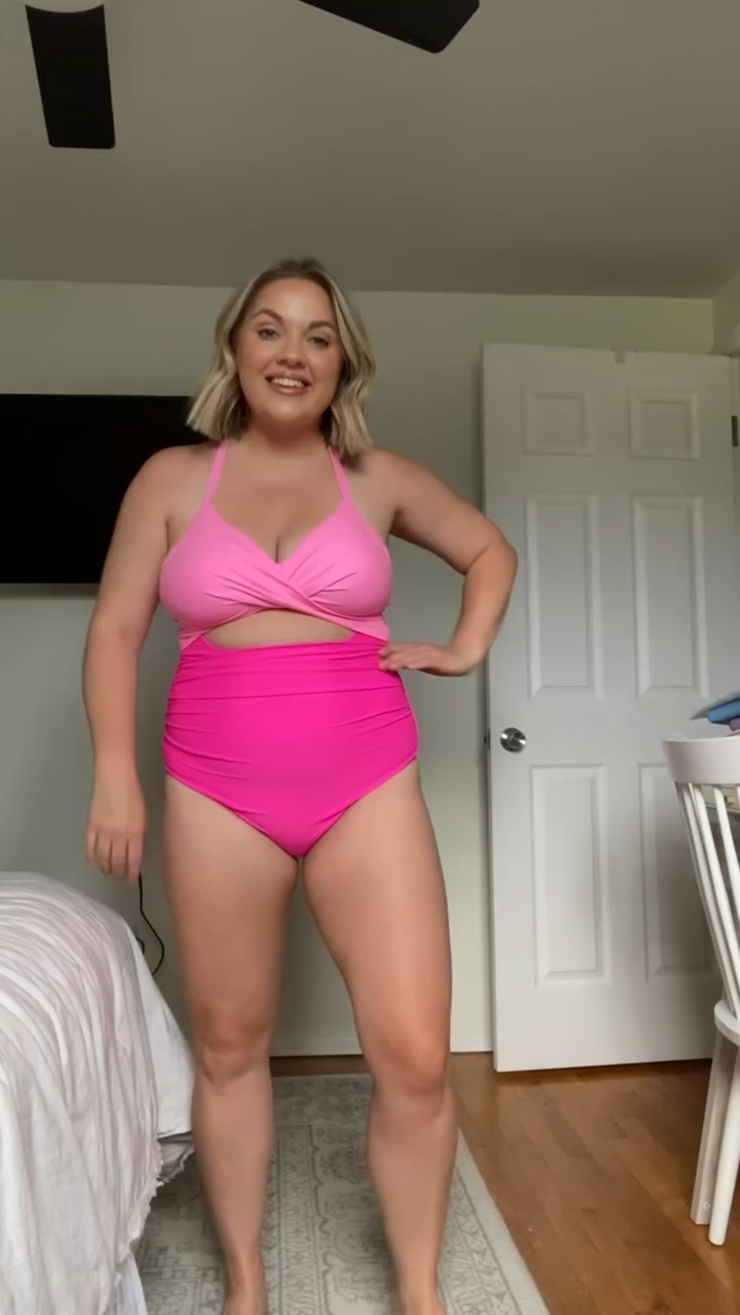 Some people are putting their pumpkins out, no shade to them. But, the summer is just heating up here in the mitten state. Hello 90+ degrees and 1 million percent humidity 😅

So, I was on the hunt for a new suit. Believe it or not, I’ve never tried any swim from Amazon! I was pleasantly surprised with most of the suits in this try-on. 

If you want the full scoop on each suit, head on over to stories where I’m breaking it all down! 👙

To shop this look and more, comment the word SWIM to receive a DM with the details of each outfit shown here. 

Everything is linked on my profile in the @shop.Itk app. Search BrittneyBaxendale in the search bar to find & follow my profile. The REELS & IG collection highlight at the top of my profile has all the links for my reels & IG posts. You can also source all links by clicking on the link in my bio - @brittneybaxendale

Direct Link - - https://www.shopltk.com/brittneybaxendale

#LTKSwim #LTKFindsUnder50 #LTKMidsize