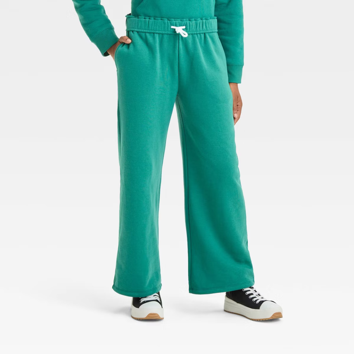 Girls' Fleece Wide Leg Pant - art class™ | Target