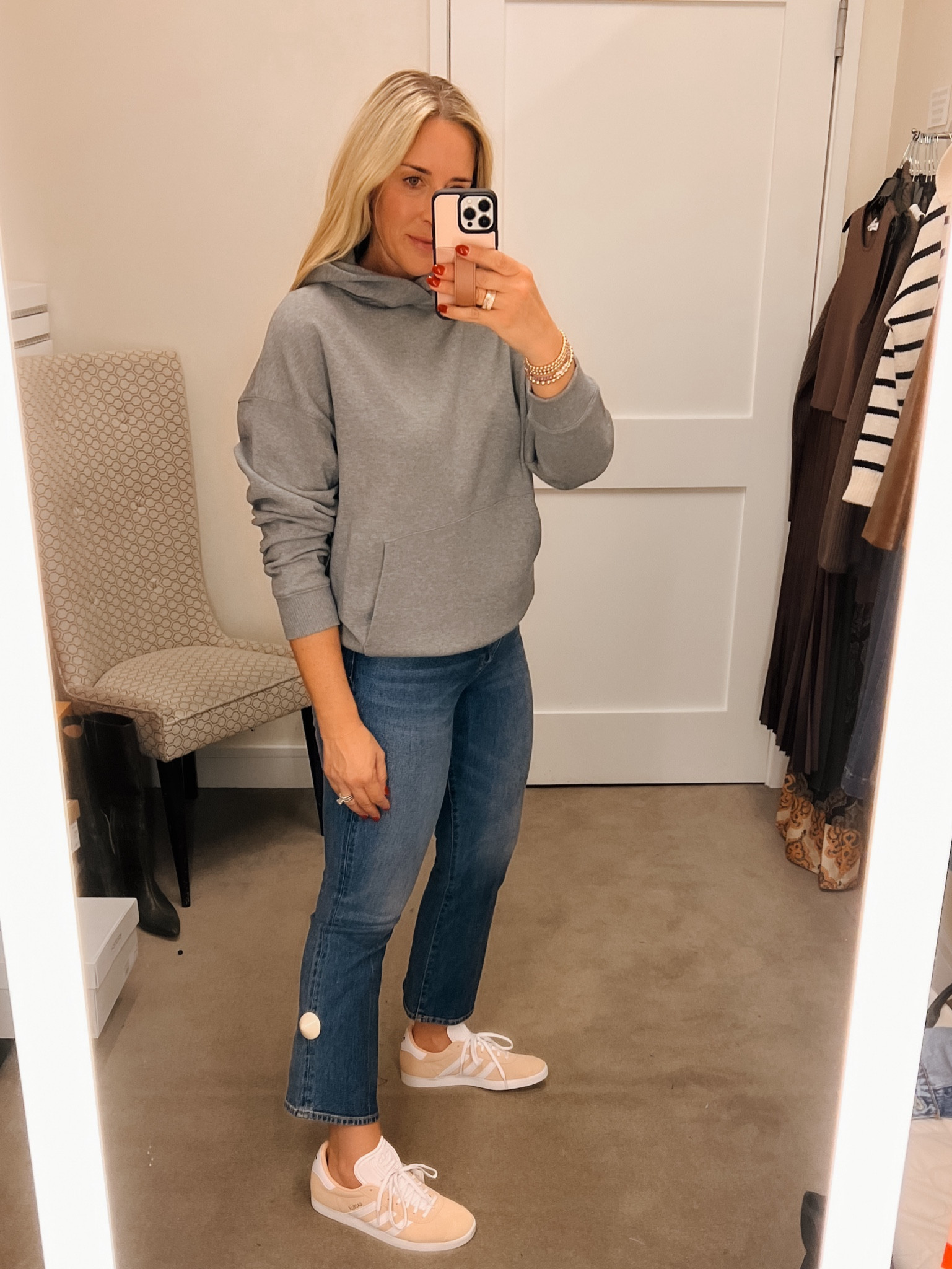 NSale
Nordstrom Anniversary sale finds
Mom style
Casual style fall style

Gray sweatshirt - such a great basic. It’s all about the feel of this one. Runs large can size down. Wearing a small. 

Pistola Lennon jeans - run true to size. 

Adidas Gazelle on sale



#LTKSummerSales #LTKxNSale #LTKFitness