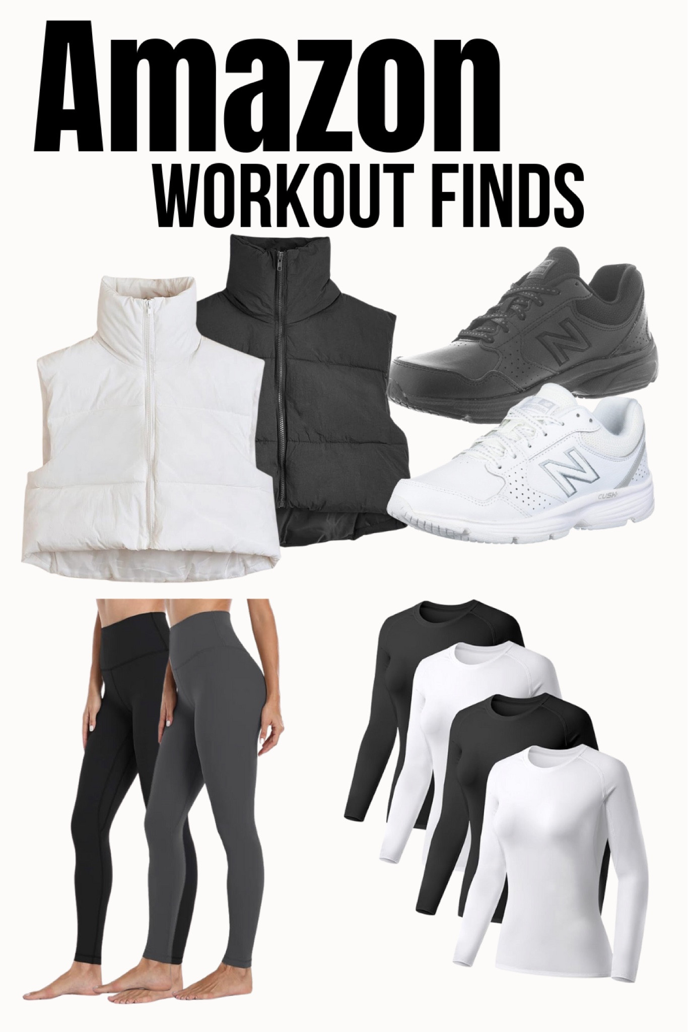 Amazon workout finds, fitness, leggings, sneakers, black, gray 

#LTKfitness #LTKstyletip #LTKfindsunder50