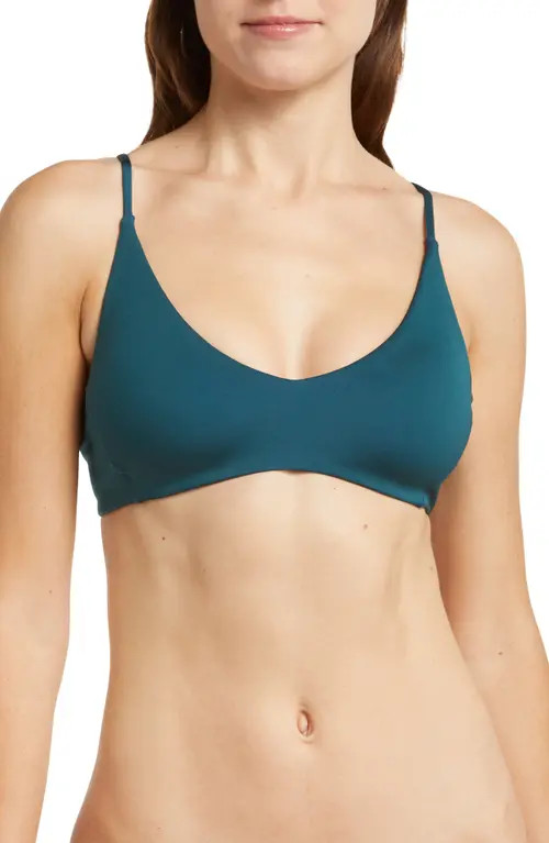 LEFT ON FRIDAY Sunday Bikini Top in Deep End at Nordstrom, Size Medium | Nordstrom