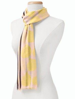 Talbots Women's Abstract Pear Scarf | Talbots